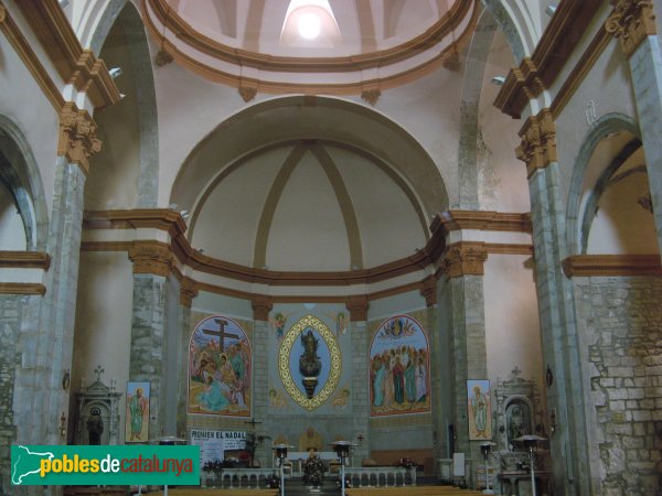 Sarral - Església de Santa Maria, interior (Foto: Albert Esteves, 2010) Sarral - Església de Santa Maria, interior