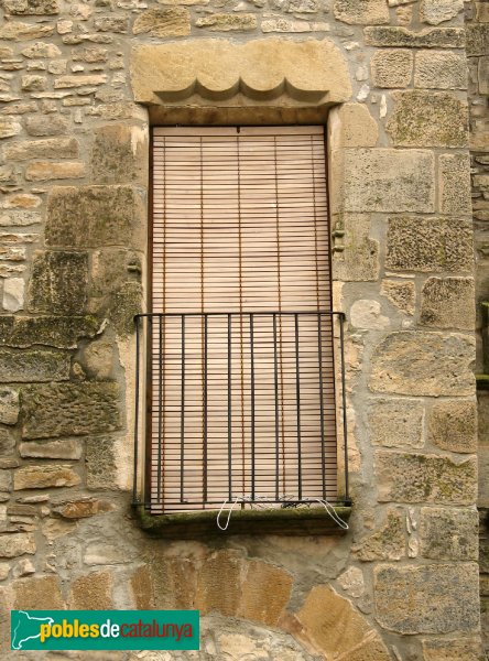 Vallfogona de Riucorb - Cal Tiana, balcó del segle XVIII (Foto: Albert Esteves, 2010) Vallfogona de Riucorb - Cal Tiana, balcó del segle XVIII