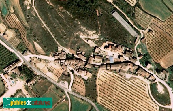 Senan - Vista aèria (Foto: Albert Esteves, 2010) Senan - Vista aèria