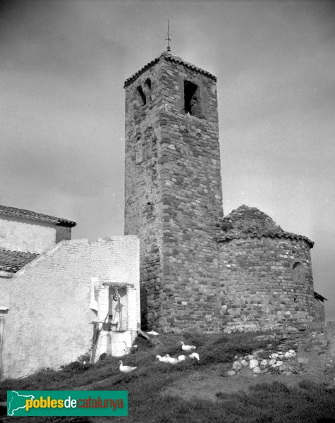 Viladecavalls - Santa Maria de Toudell (Foto: <i>Família Cuyàs - Biblioteca de Catalunya</i>) Viladecavalls - Santa Maria de Toudell