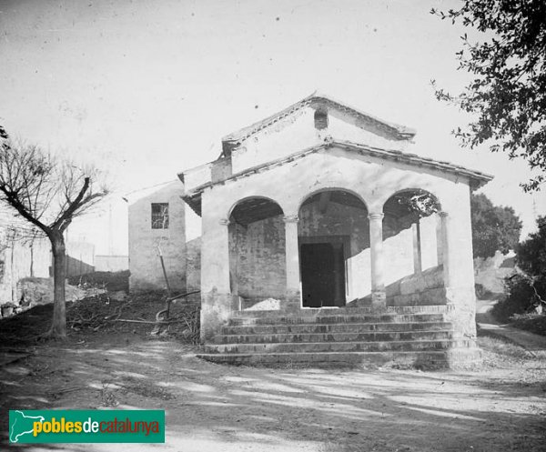 Rubí - Ermita de Sant Muç (Foto: Josep Salvany - Fons Salvany, Biblioteca de Catalunya, 1919) Rubí - Ermita de Sant Muç