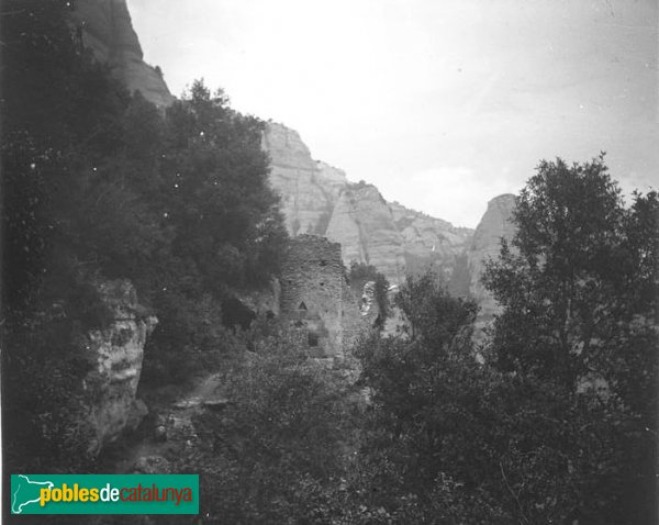 Matadepera - Santa Agnès (Foto: Josep Salvany - Fons Salvany, Biblioteca de Catalunya, 1926) Matadepera - Santa Agnès
