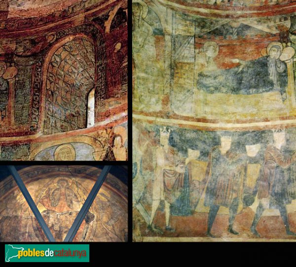 Barberà del Vallès - Santa Maria de Barberà, pintures romàniques Barberà del Vallès - Santa Maria de Barberà, pintures romàniques
