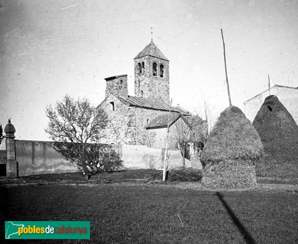 Barberà del Vallès - Santa Maria de Barberà (Foto: Josep Salvany - Fons Salvany, Biblioteca de Catalunya, 1922) Barberà del Vallès - Santa Maria de Barberà