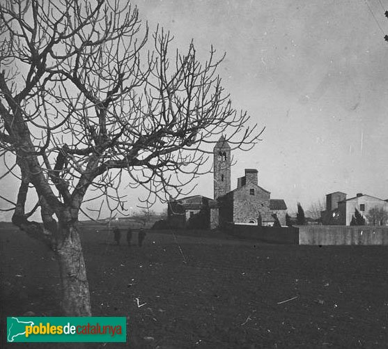 Barberà del Vallès - Santa Maria de Barberà (Foto: Josep Salvany - Fons Salvany, Biblioteca de Catalunya, 1922) Barberà del Vallès - Santa Maria de Barberà