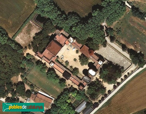 Santa Perpètua de Mogoda - Castell de Can Taió, vista aèria (Foto: Institut Cartogràfic de Catalunya, 2010) Santa Perpètua de Mogoda - Castell de Can Taió, vista aèria