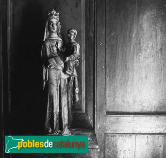 Mare de Déu de Sant Llorenç (Foto: Josep Salvany - Fons Salvany, Biblioteca de Catalunya, 1926) Mare de Déu de Sant Llorenç