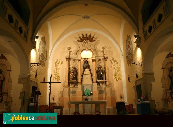 Riumors - Església de Sant Memet, interior (Foto: Jacob Casquete - Gencat.cat, 2009) Riumors - Església de Sant Memet, interior