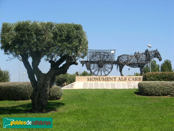 Santa Perpètua de Mogoda - Monument als Carreters (Foto: Albert Esteves, 2010) Santa Perpètua de Mogoda - Monument als Carreters
