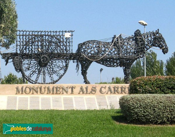 Santa Perpètua de Mogoda - Monument als Carreters (Foto: Albert Esteves, 2010) Santa Perpètua de Mogoda - Monument als Carreters