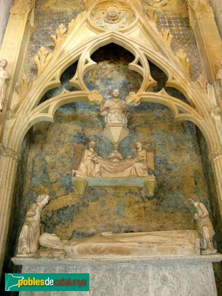 Barcelona - Monestir de Pedralbes, sepulcre de la reina Elisenda (Foto: Albert Esteves, 2010) Barcelona - Monestir de Pedralbes, sepulcre de la reina Elisenda