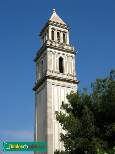 Barcelona - Església de Montserrat. Campanar (Foto: Albert Esteves, 2010) Barcelona - Església de Montserrat. Campanar