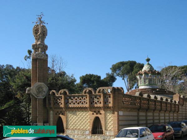 Barcelona - Pavellons Güell (Foto: Albert Esteves, 2010) Barcelona - Pavellons Güell