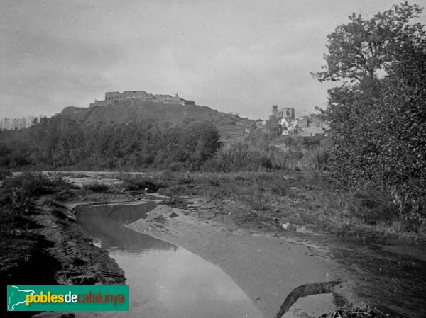 Hostalric - Castell (Foto: Josep Salvany -Fons Salvany-Biblioteca de Catalunya-, 1911) Hostalric - Castell