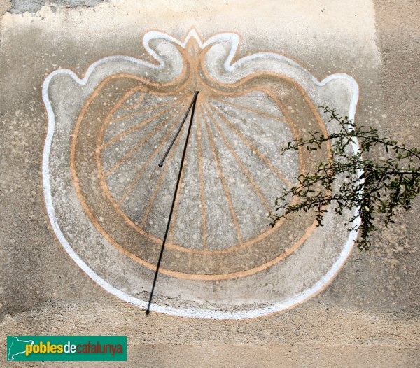 Fogars de la Selva - Mare de Déu de la Serra, rellotge de sol