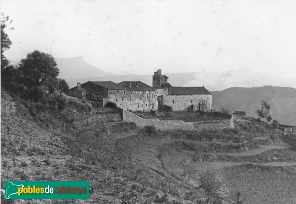 Osor - Santuari de la Mare de Déu del Coll, foto antiga (Foto: Arxiu Fotogràfic C.E.C.) Osor - Santuari de la Mare de Déu del Coll, foto antiga