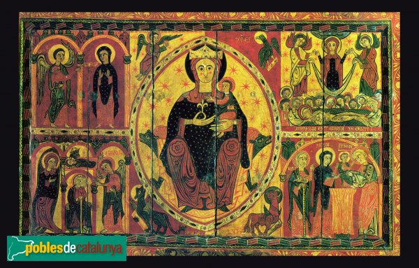 Osor - Frontal d'Altar del Coll, original al Museu Episcopal de Vic Osor - Frontal d'Altar del Coll, original al Museu Episcopal de Vic