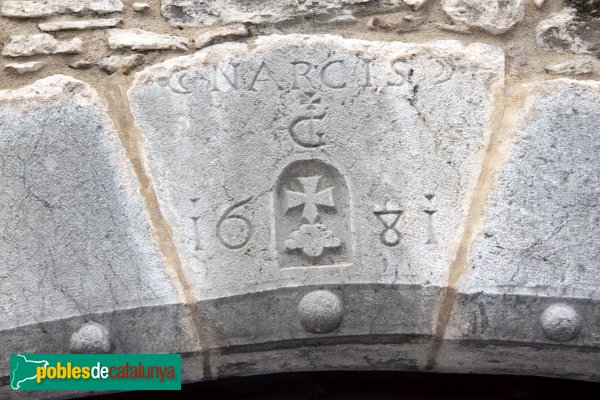 Sant Llorenç de la Muga - Llinda 1681 Sant Llorenç de la Muga - Llinda 1681