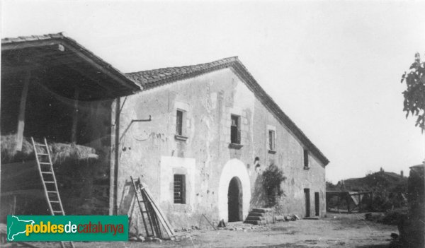 Santa Coloma de Farners - Can Moner (Foto: <i>Alfred Dorca - Arxiu Centre Excursionista de Catalunya</i>, inici segle XX) Santa Coloma de Farners - Can Moner