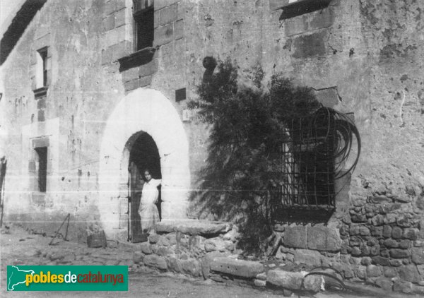 Santa Coloma de Farners - Can Moner (Foto: <i>Alfred Dorca - Arxiu Centre Excursionista de Catalunya</i>, inici segle XX) Santa Coloma de Farners - Can Moner