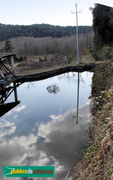 Sant Julià de Llor i Bonmatí - Colònia Bonmatí, detall del rec (Foto: Albert Esteves, 2012) Sant Julià de Llor i Bonmatí - Colònia Bonmatí, detall del rec