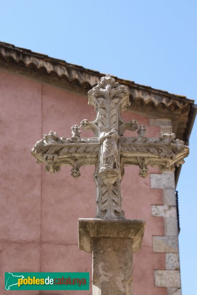 Amer - Creu de terme (Foto: Albert Esteves, 2012) Amer - Creu de terme