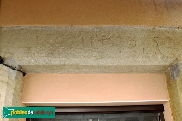 Amer - Llinda 1685. Josep Sala (Foto: Albert Esteves, 2012) Amer - Llinda 1685. Josep Sala