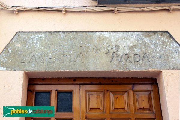 Amer - Llinda 1759. Sabestia Jurda (Foto: Albert Esteves, 2012) Amer - Llinda 1759. Sabestia Jurda