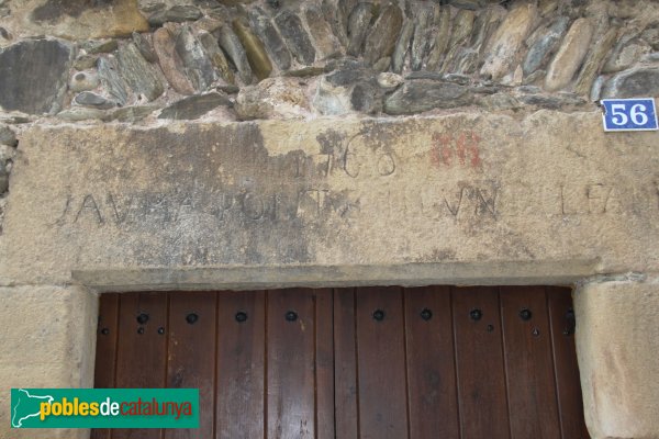 Amer - Llinda 1760. Jauma Pont (Foto: Albert Esteves, 2012) Amer - Llinda 1760. Jauma Pont