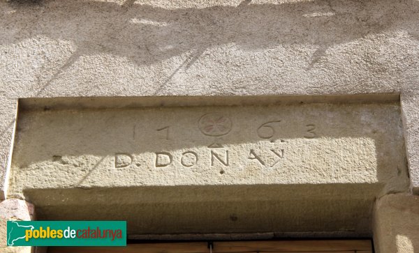 Amer - Llinda 1763. D.Donay (Foto: Albert Esteves, 2012) Amer - Llinda 1763. D.Donay