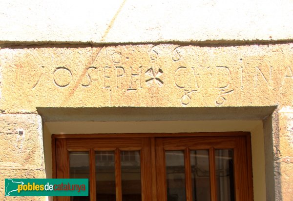 Amer - Llinda 1766. Joseph Cudina (Foto: Albert Esteves, 2012) Amer - Llinda 1766. Joseph Cudina