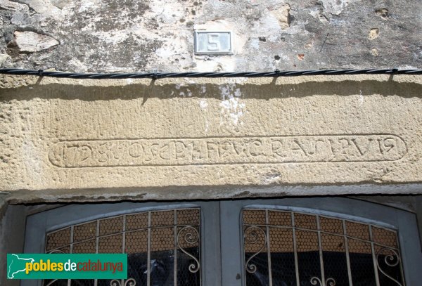 Amer - Llinda 1798. Joseph Figueras (Foto: Albert Esteves, 2012) Amer - Llinda 1798. Joseph Figueras