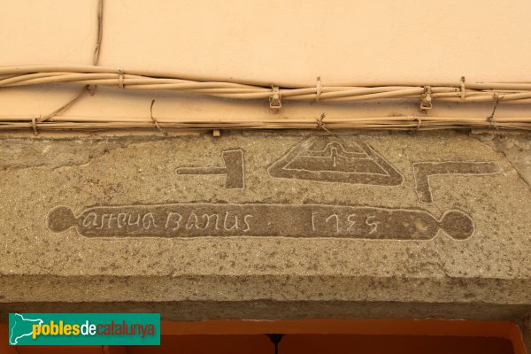 Amer - Llinda 1755. Asteva Banus (Foto: Albert Esteves, 2012) Amer - Llinda 1755. Asteva Banus