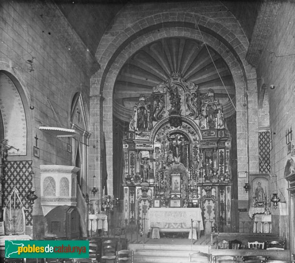 Rabós - Sant Julià (Foto: Josep Salvany, Fons Salvany-Biblioteca de Catalunya, 1918) Rabós - Sant Julià