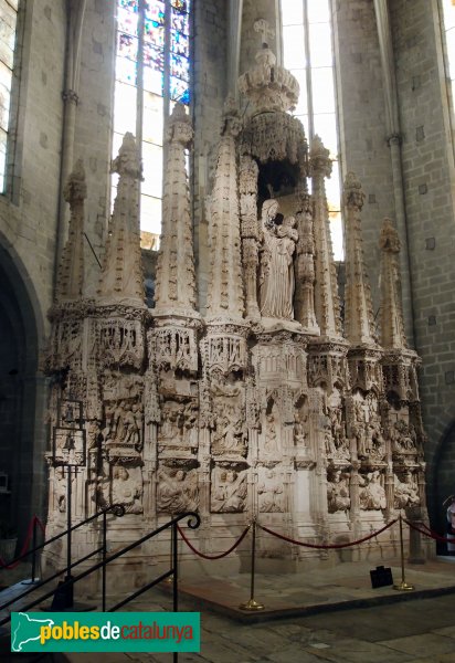 Castelló d'Empúries - Retaule de Santa Maria (Foto: Wikimedia Commons, 2011) Castelló d'Empúries - Retaule de Santa Maria