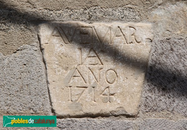 Castelló d´Empúries - Llinda, 1714 (Foto: Albert Esteves, 2012) Castelló d´Empúries - Llinda, 1714