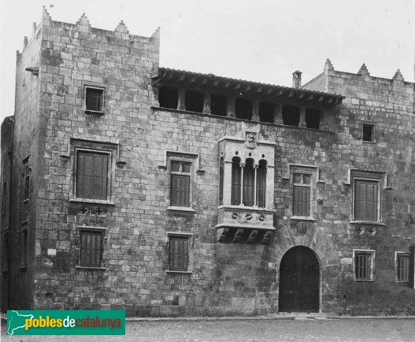 Vilafranca del Penedès - Palau Baltà (Foto: <i>Josep Salvany -Fons Salvany - Biblioteca de Catalunya-</i>, 1913) Vilafranca del Penedès - Palau Baltà