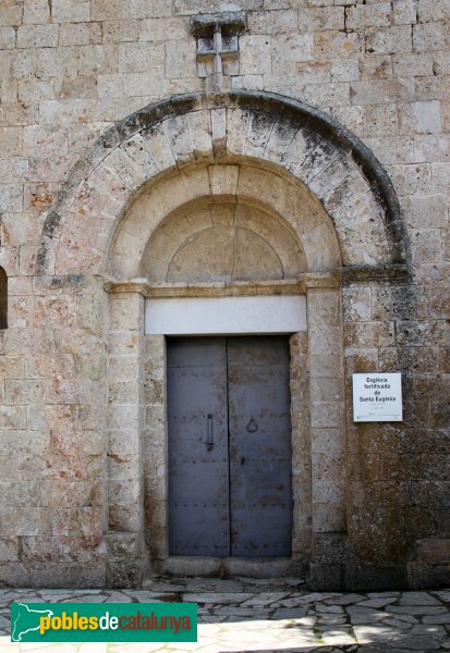 Saus - Església de Santa Eugènia (Foto: Albert Esteves, 2013) Saus - Església de Santa Eugènia