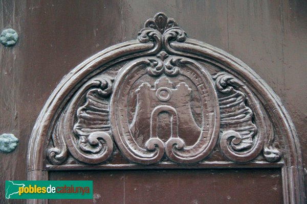 Tossa de Mar - Porta del segle XVIII. Detall