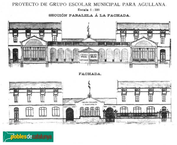 Agullana - Escoles Lluís M. Vidal, projecte original Agullana - Escoles Lluís M. Vidal, projecte original