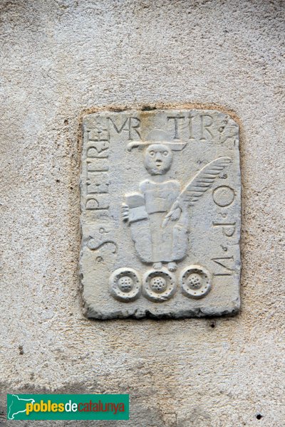 Darnius - Relleu de la casa del carrer Major, 59 (Foto: Albert Esteves, 2014) Darnius - Relleu de la casa del carrer Major, 59