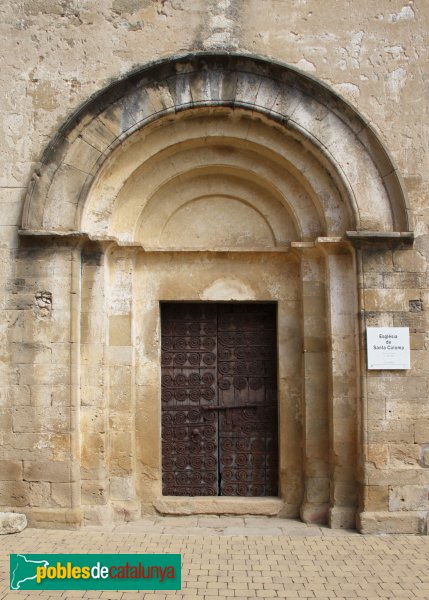 Cabanelles - Església de Santa Coloma (Foto: Albert Esteves, 2014) Cabanelles - Església de Santa Coloma