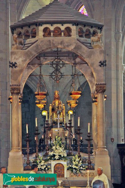 Cervera - Església de Santa Maria, altar major (Foto: Albert Esteves, 2014) Cervera - Església de Santa Maria, altar major