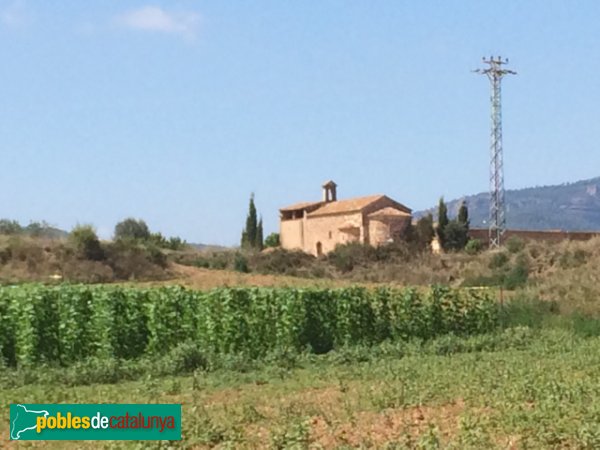 Ermita de Sant Pere d'Ullastre, vista des de la banda de l'absis (Foto: Joan Sánchez Sabé, 2014) Ermita de Sant Pere d'Ullastre, vista des de la banda de l'absis