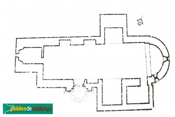 Bolvir - Santa Cecília, planta