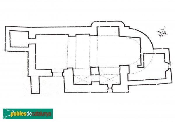 Bellver de Cerdanya - Sant Andreu de Baltarga. Planta