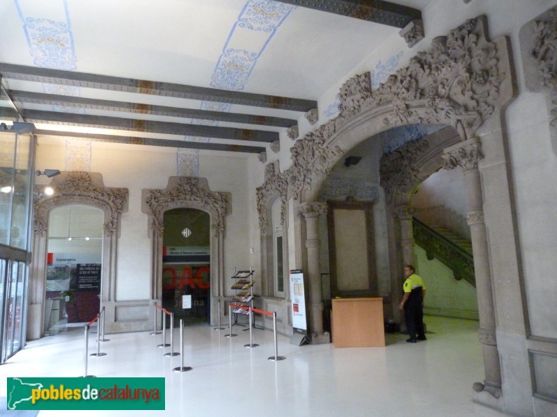 Barcelona - Antiga Tinença d'Alcaldia d'Hostafrancs (Foto: Valentí Pons, 2011) Barcelona - Antiga Tinença d'Alcaldia d'Hostafrancs