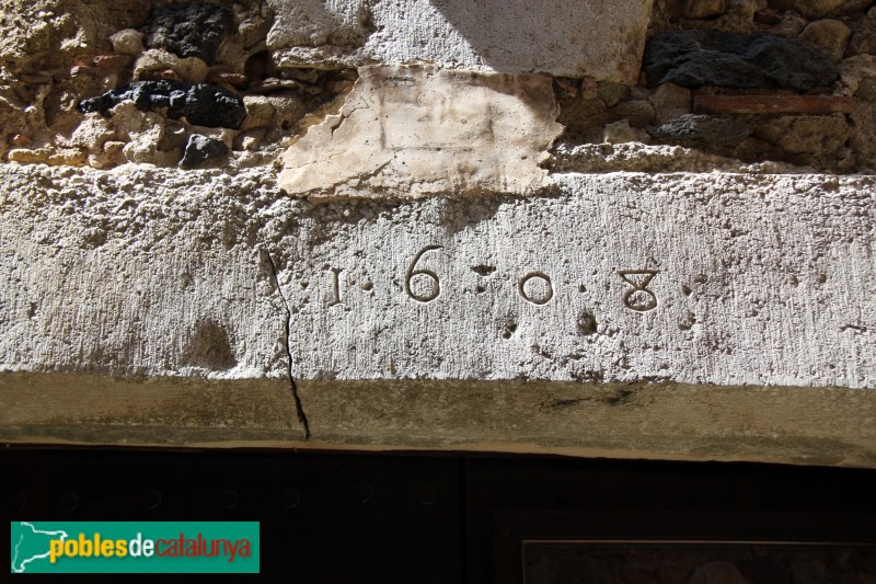 Rupià - Llinda, 1608 (Foto: Albert Esteves, 2015) Rupià - Llinda, 1608