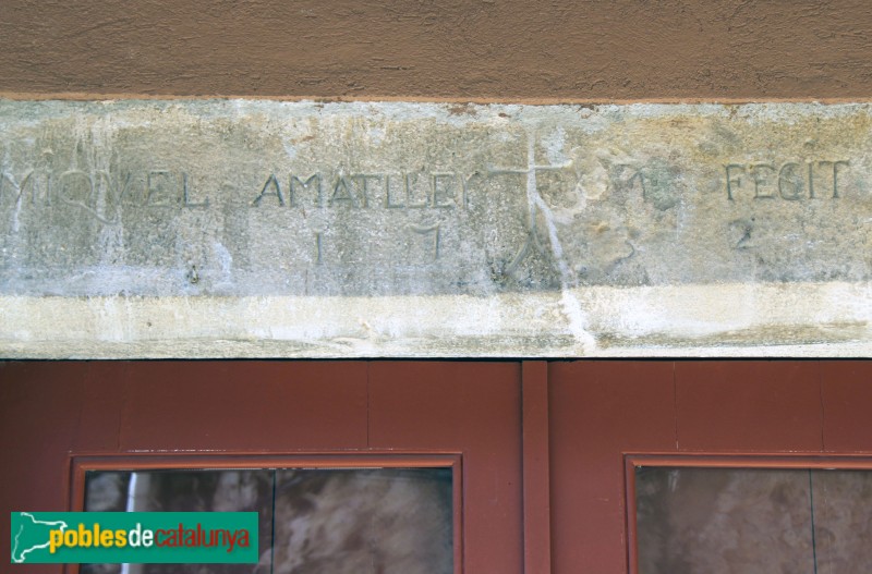 Rupià - Llinda, 1732 (Foto: Albert Esteves, 2015) Rupià - Llinda, 1732