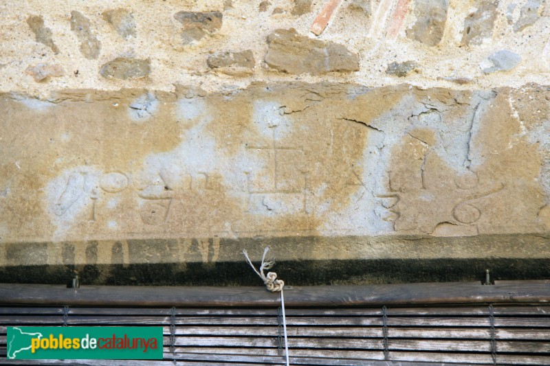 Rupià - Llinda, 1736 (Foto: Albert Esteves, 2015) Rupià - Llinda, 1736